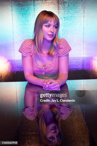 Actress Melissa Benoist of 'Supergirl' is photographed for Los Angeles Times at Comic-Con International on July 20, 2019 in San Diego, California....