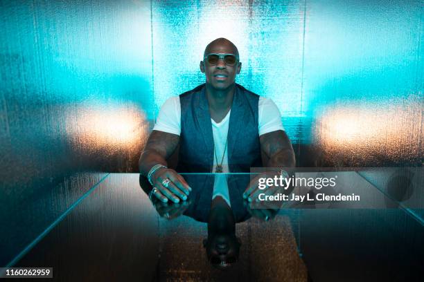 Actor Mehcad Brooks of 'Supergirl' is photographed for Los Angeles Times at Comic-Con International on July 20, 2019 in San Diego, California....