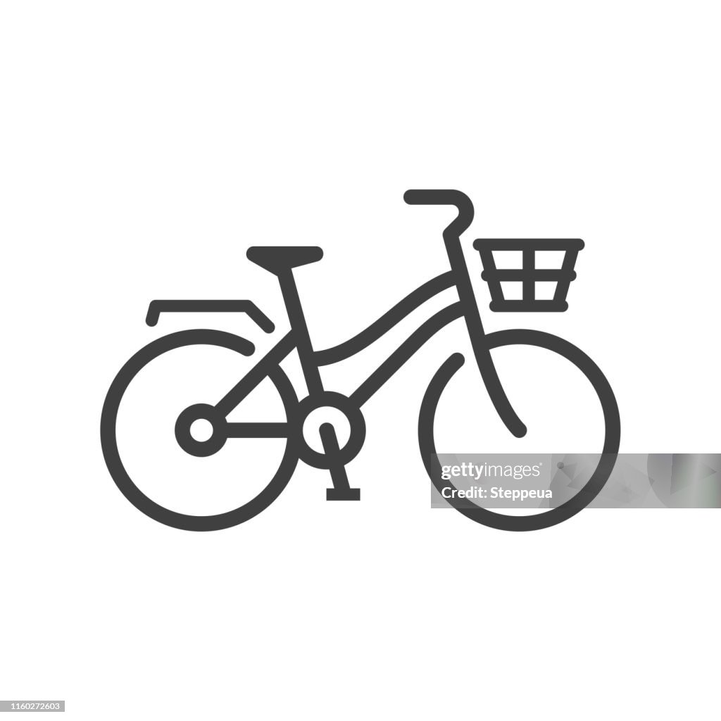 Icono de la bicicleta de la ciudad