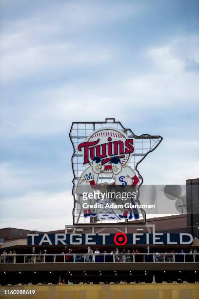 General view of the stadium before the game between the Texas Rangers and the Minnesota Twins at Target Field on Friday, July 5, 2019 in Minneapolis,...