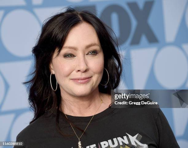 Shannen Doherty arrives at the FOX Summer TCA 2019 All-Star Party at Fox Studios on August 7, 2019 in Los Angeles, California.