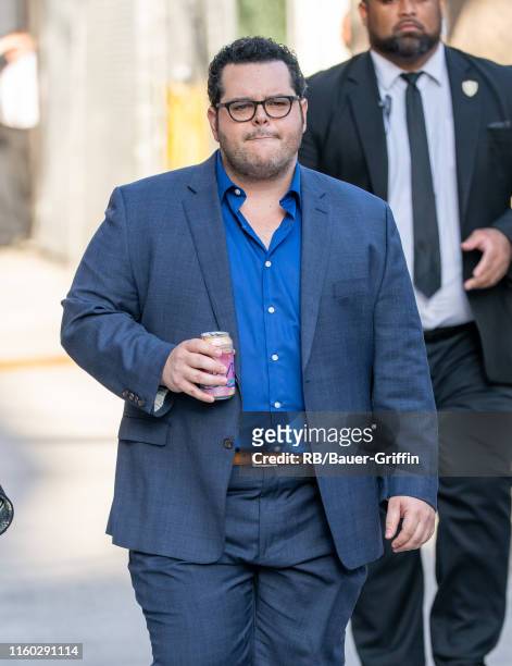 Josh Gad is seen at "Jimmy Kimmel Live" on August 07, 2019 in Los Angeles, California.