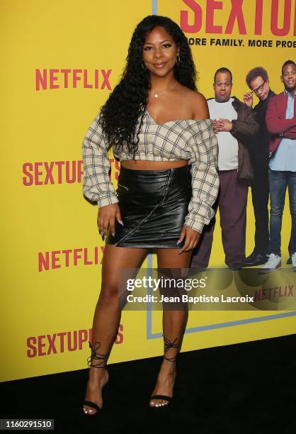 Yanira Pache attends the premiere of Netflix's "Sextuplets" at ArcLight Hollywood on August 07, 2019 in Hollywood, California.