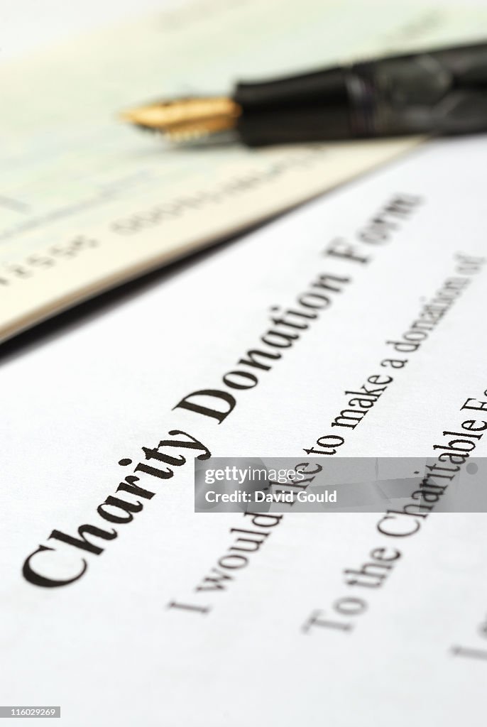 Charity donation form