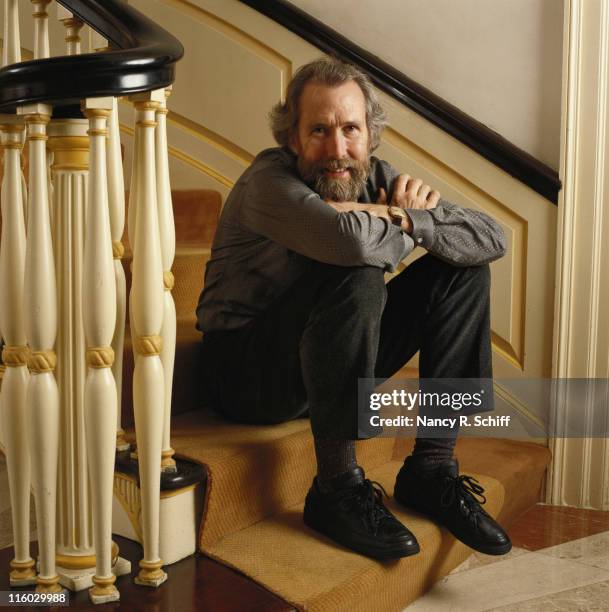 American puppeteer Jim Henson , creator of 'The Muppets', 1986.