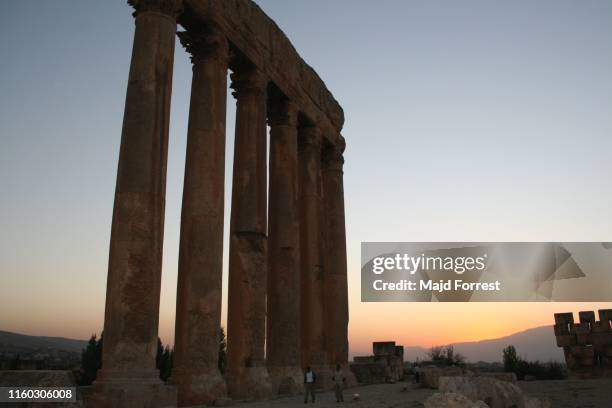 baalbek, beqaa valley, lebanon - bekaadalen bildbanksfoton och bilder