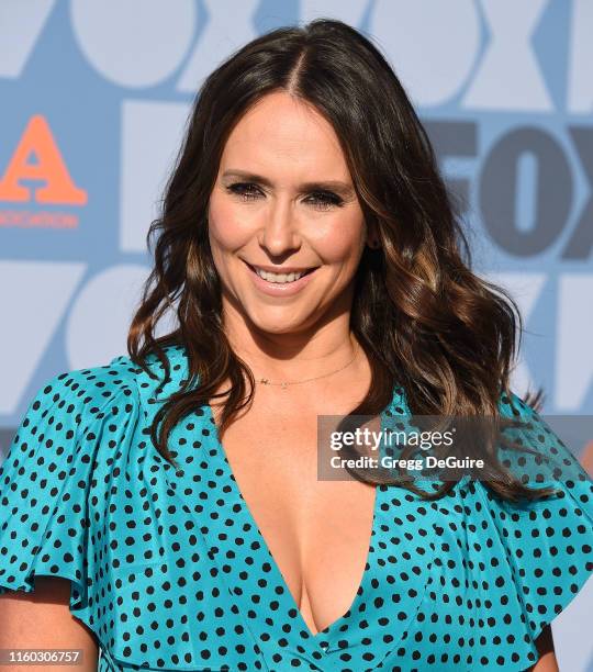 Jennifer Love Hewitt arrives at the FOX Summer TCA 2019 All-Star Party at Fox Studios on August 7, 2019 in Los Angeles, California.