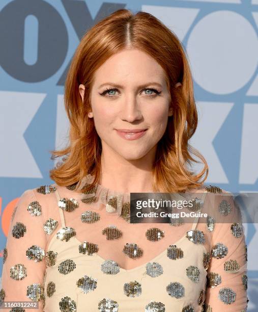 Brittany Snow arrives at the FOX Summer TCA 2019 All-Star Party at Fox Studios on August 7, 2019 in Los Angeles, California.