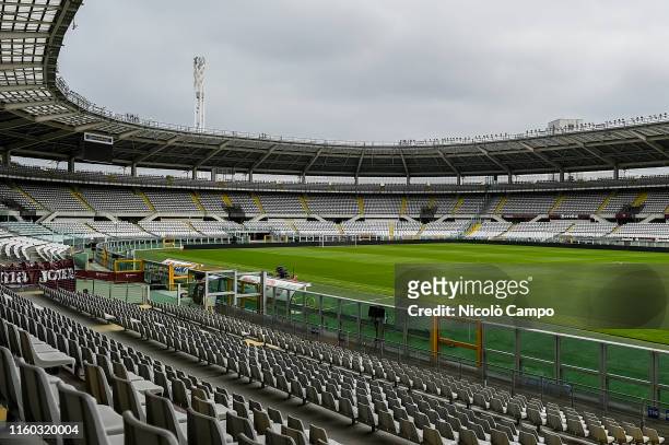 General view of stadio Olimpico Grande Torino. Stadio Olimpico Grande Torino was renovated and renamed on the occasion of the 2006 Winter Olympics.