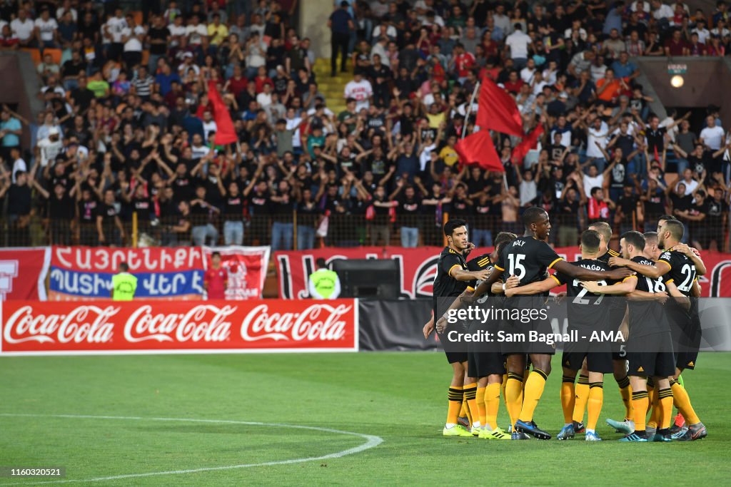 FC Pyunik v Wolverhampton Wanderers  - UEFA Europa League Third Qualifying Round First Leg