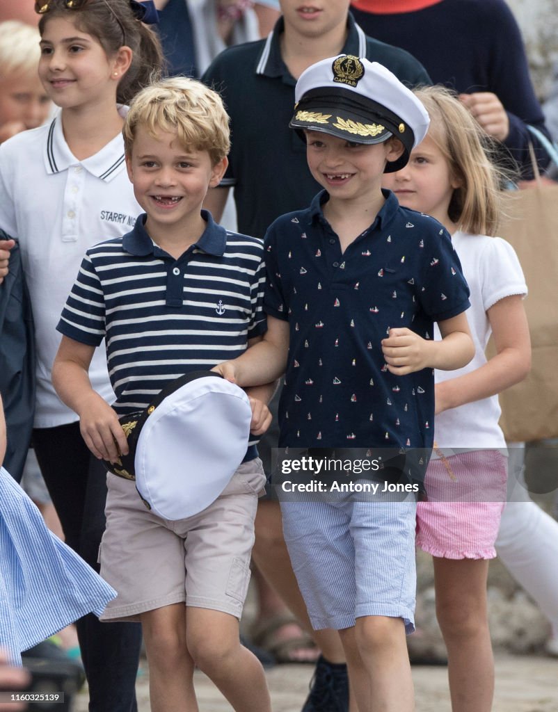 The Duke And Duchess Of Cambridge Take Part In The King's Cup Regatta