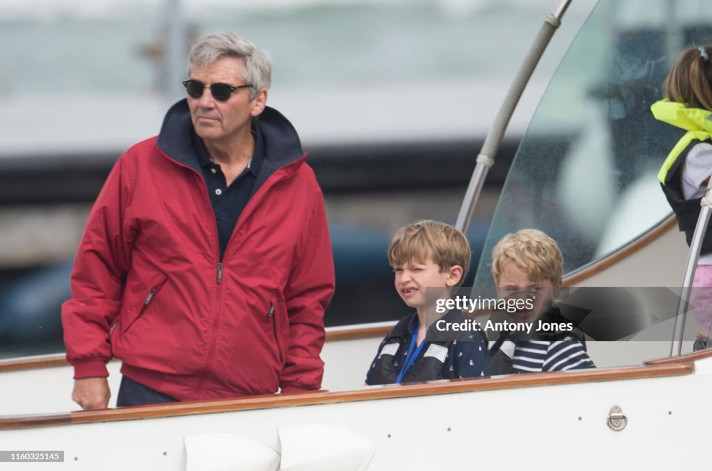 The Duke And Duchess Of Cambridge Take Part In The King's Cup Regatta