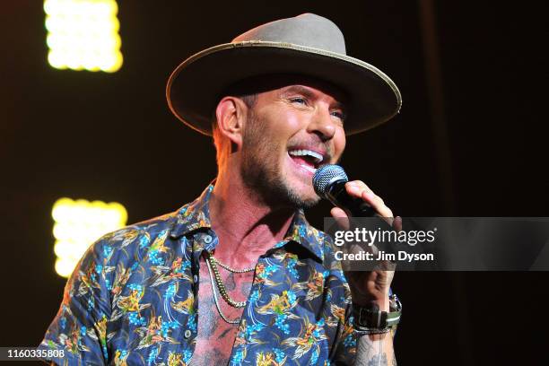 Singer Matt Goss of BROS performs live on stage at Brixton Academy on July 05, 2019 in London, England.