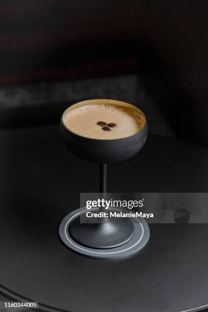 coffee martini - espresso martini stock pictures, royalty-free photos & images