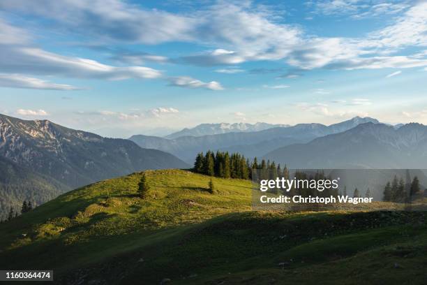 bayerische alpen - spitzingsee - bavaria bike stock pictures, royalty-free photos & images