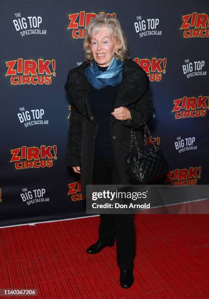 Blanche d'Alpuget attends ZIRK! Circus Sydney Opening Night on July 06, 2019 in Sydney, Australia.