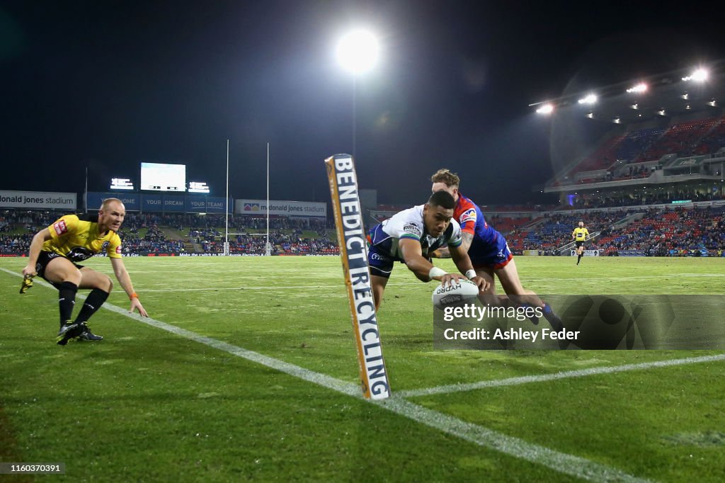 NRL Rd 16 - Knights v Warriors