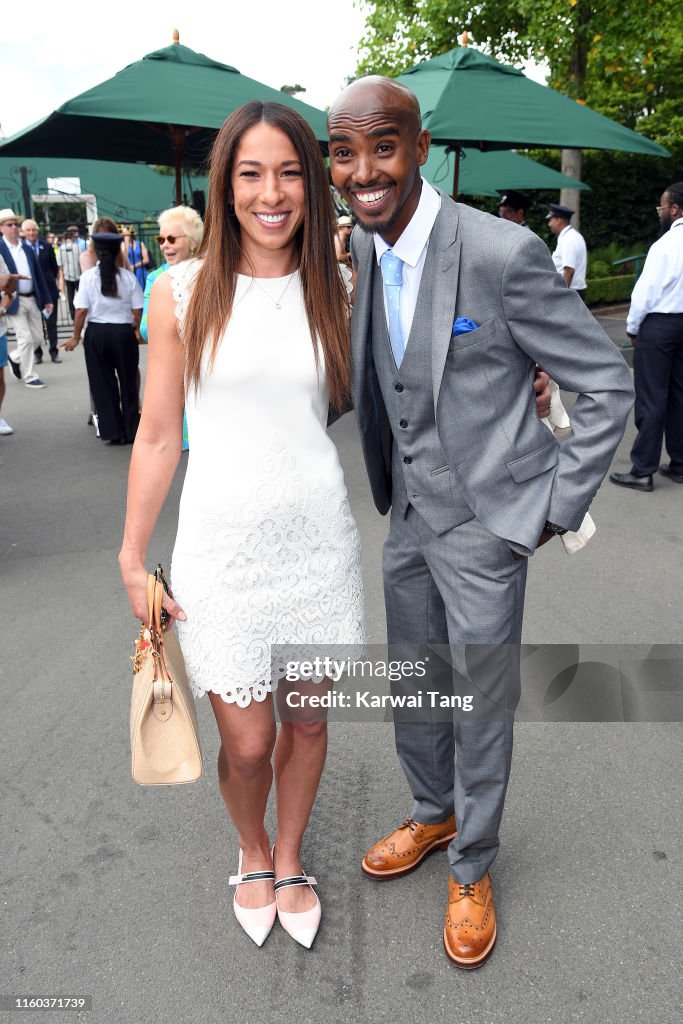 Celebrities Attend Wimbledon 2019