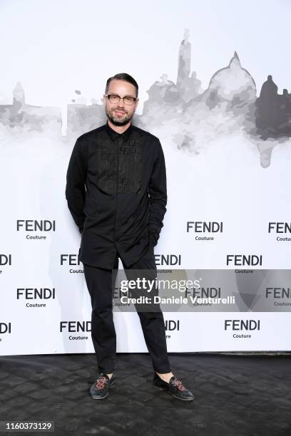 Maxim Sapozhnikov attends the Cocktail at Fendi Couture Fall Winter 2019/2020 on July 04, 2019 in Rome, Italy.