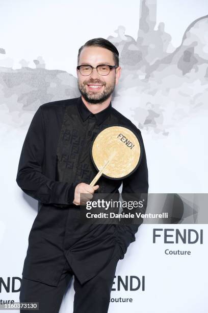 Maxim Sapozhnikov attends the Cocktail at Fendi Couture Fall Winter 2019/2020 on July 04, 2019 in Rome, Italy.