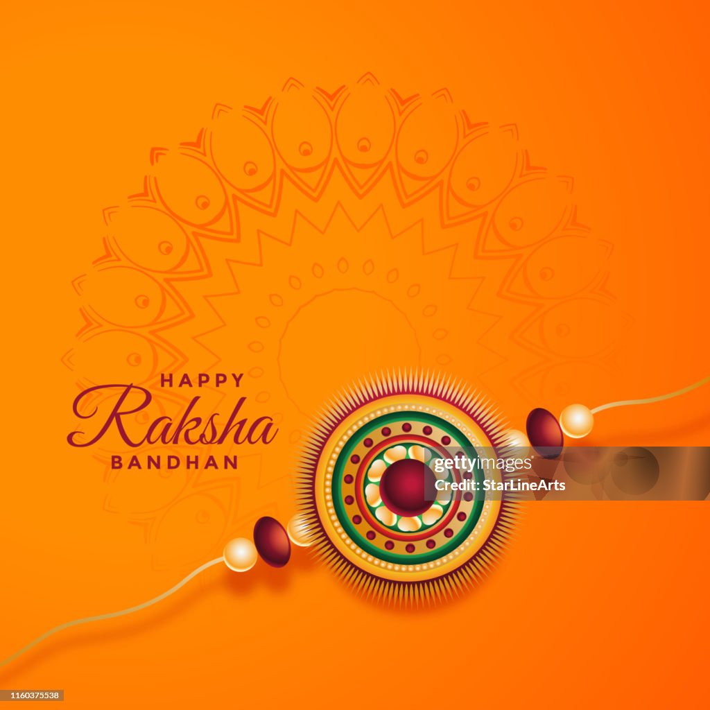 Bilo Raksha Raksha Bandhan Festival Background With Decorative Rakhi High-Res ...