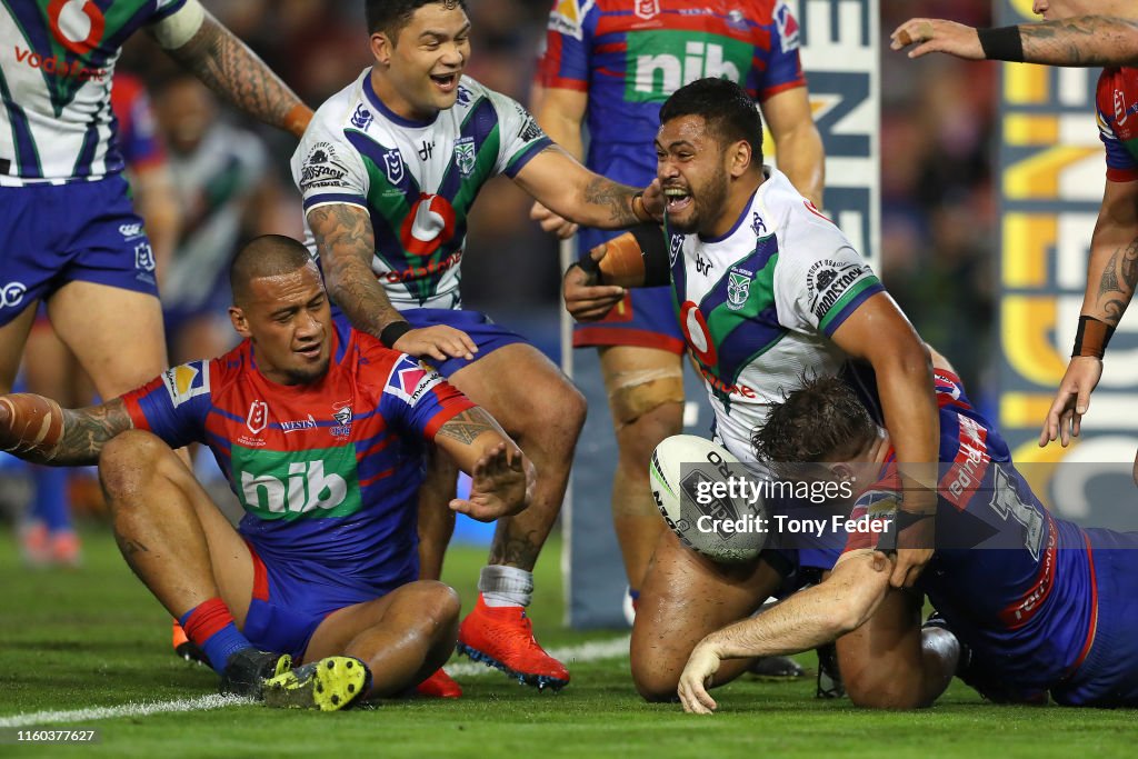 NRL Rd 16 - Knights v Warriors