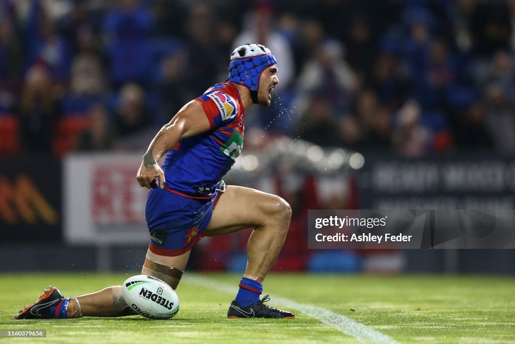 NRL Rd 16 - Knights v Warriors