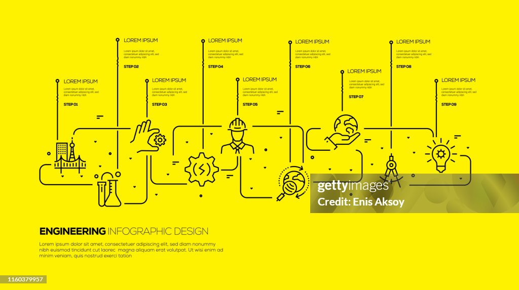 Graph Engineering Infographic Engineering Infographic Design High-Res Vector Graphic - Getty Images