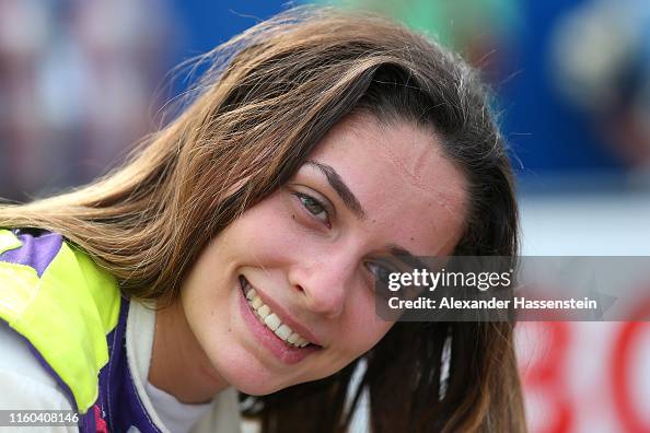 Marta Garcia of Spain looks on after winning the W Series Norisring