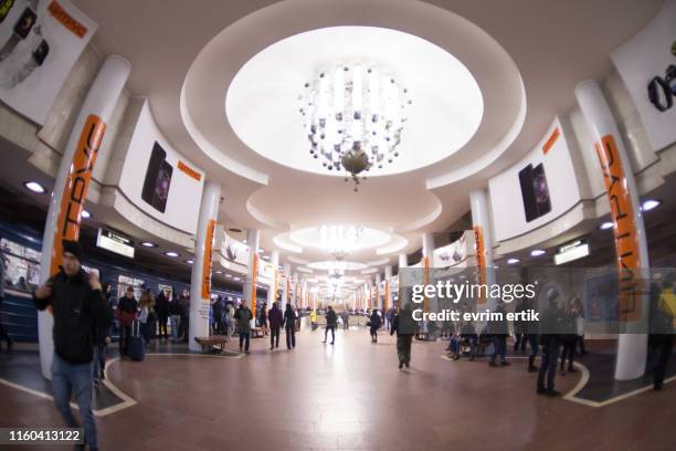 kharkiv metro , ukraine - moscow railway station stock pictures, royalty-free photos & images