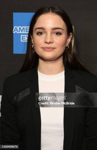 Aisling Franciosi attends the Broadway Opening Night performance of "Sea Wall / A Life" at the Hudson Theatre on August 08, 2019 in New York City.