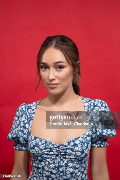 Actress Alycia Debnam-Carey of 'Fear The Walking Dead' is photographed for Los Angeles Times at Comic-Con International on July 18, 2019 in San...