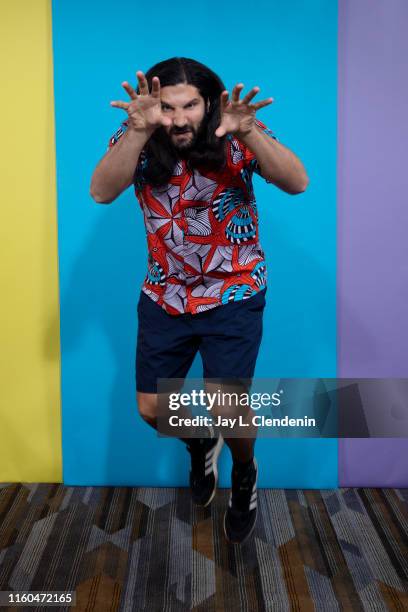 Actor Kayvan Novak of 'What We Do in the Shadows' is photographed for Los Angeles Times at Comic-Con International on July 20, 2019 in San Diego,...