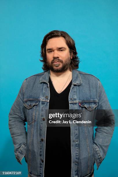 Actor Matt Berry of 'What We Do in the Shadows' is photographed for Los Angeles Times at Comic-Con International on July 20, 2019 in San Diego,...