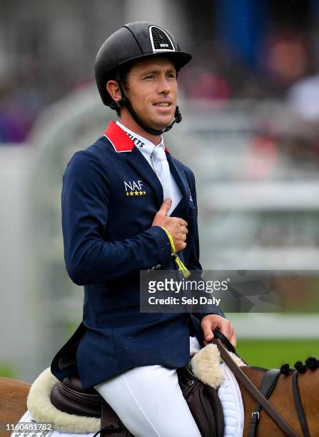 Dublin , Ireland - 9 August 2019; Scott Brash of Great Britain, competing on Hello Jefferson, during the Longines FEI Jumping Nations Cup of Ireland...