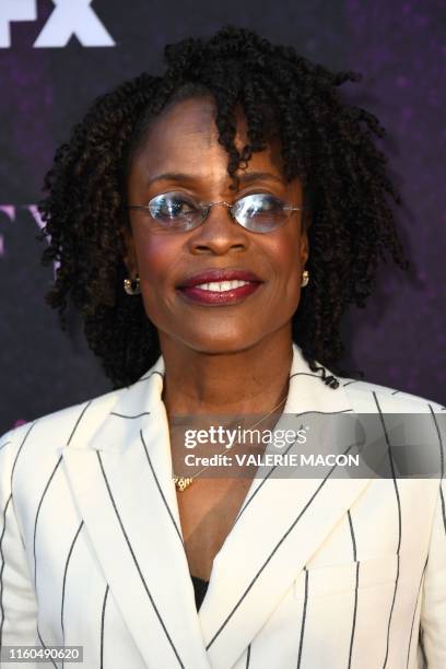 Actress Charlayne Woodard attends the red carpet event for FX's "Pose" at Pacific Design Center in West Hollywood, California, on August 9, 2019.