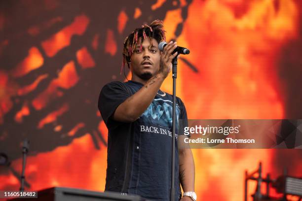 Juice WRLD performs on stage during Wireless Festival 2019 on July 06, 2019 in London, England.