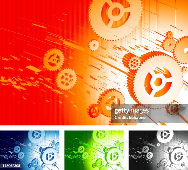abstract technology background - colour enhanced stock illustrations