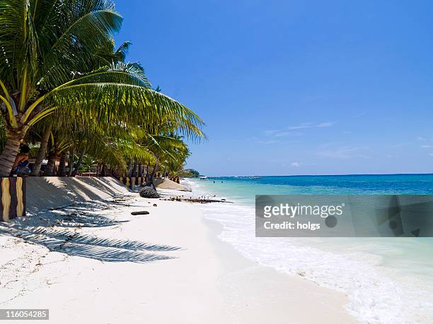 alona beach on bohol island - bohol philippines stock pictures, royalty-free photos & images