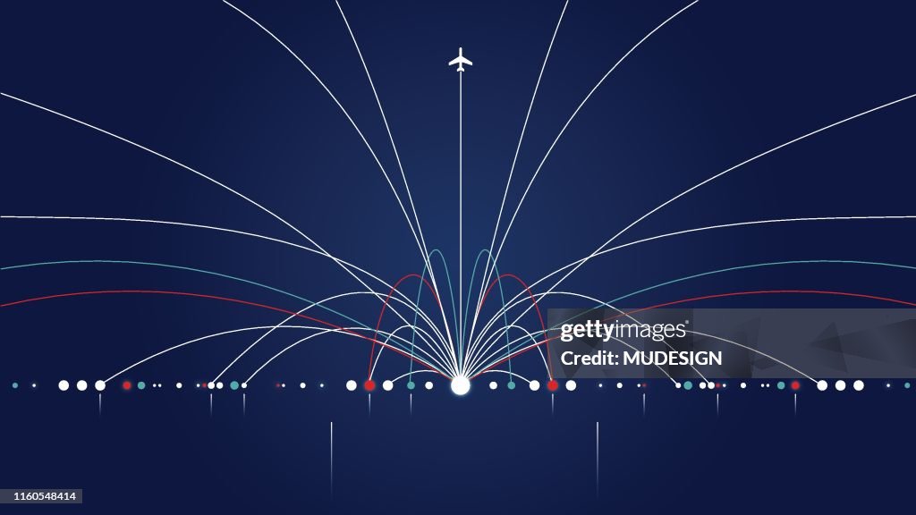 Airliner in action
