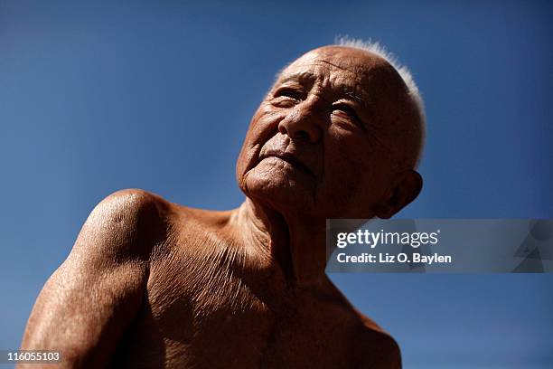 Olympic diving champion Sammy Lee is photographed for Los Angeles Times on May 31, 2011 in Huntington Beach, California. CREDIT MUST READ: Liz...