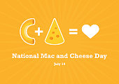 National Mac and Cheese Day vector