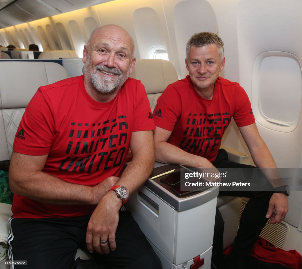 Manchester United Depart for Their Pre-Season Tour