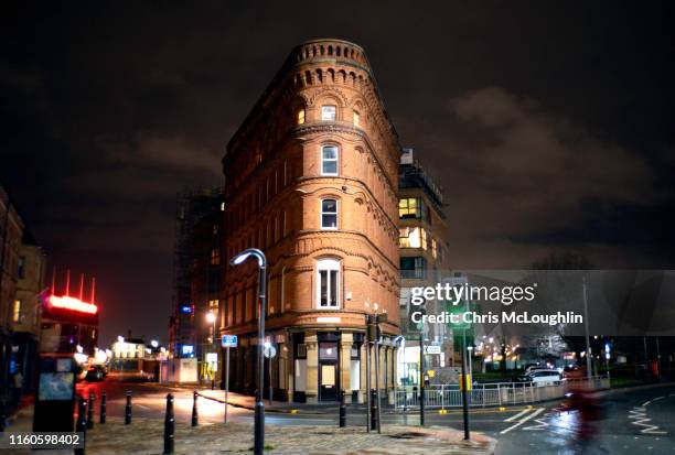 leeds flatiron building - leeds city centre stock pictures, royalty-free photos & images