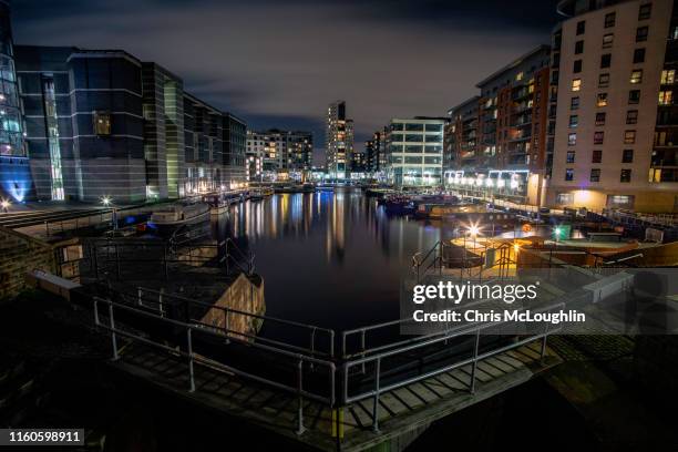 leeds dock complex - leeds dock stock pictures, royalty-free photos & images