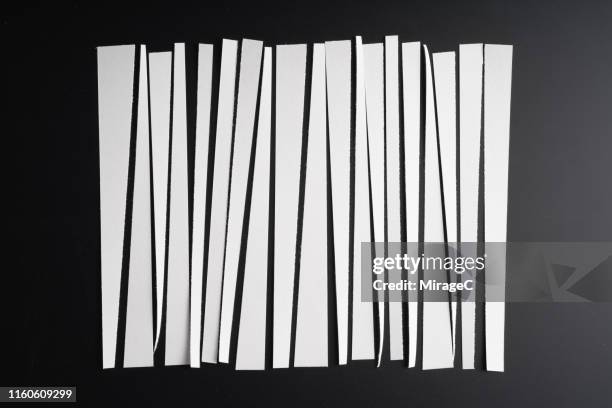 restoring shredded paper - lanière objet manufacturé photos et images de collection