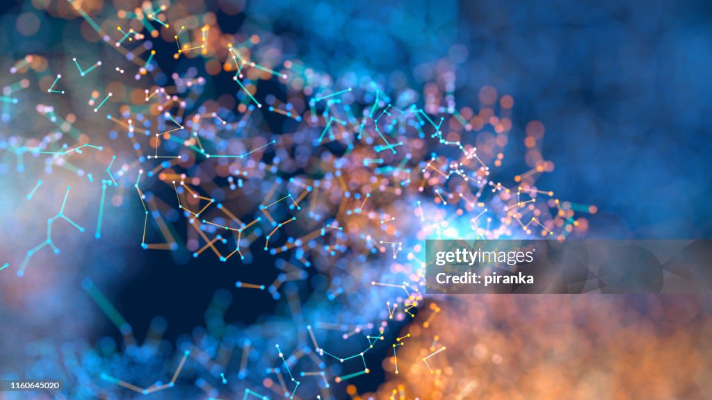 Abstract Particles Unity Abstract Particles High-Res Stock Photo - Getty Images