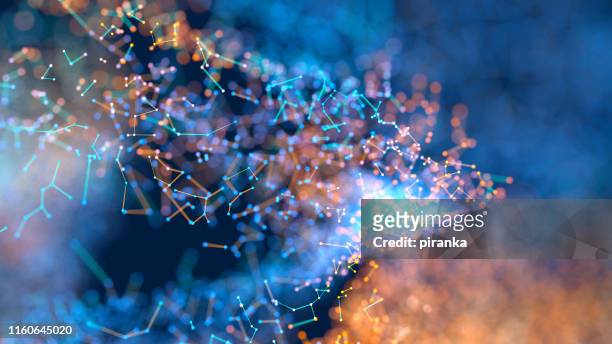 abstract particles - chemistry stock pictures, royalty-free photos & images