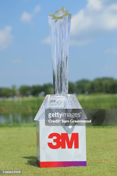 General view of the trophy prior to the final round of the 3M Open at TPC Twin Cities on July 07, 2019 in Blaine, Minnesota.