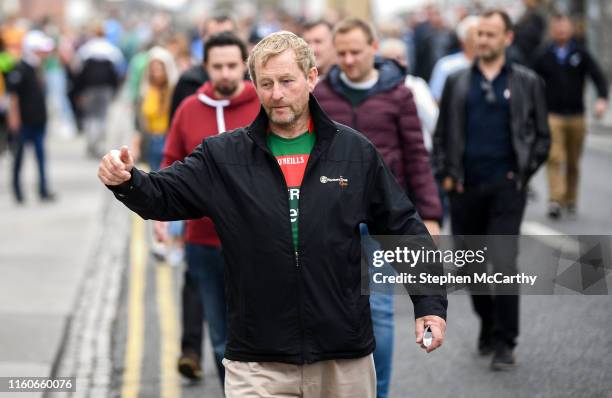 Dublin , Ireland - 10 August 2019; Former Taoiseach and former leader of Fine Gael Enda Kenny arrives prior to the GAA Football All-Ireland Senior...